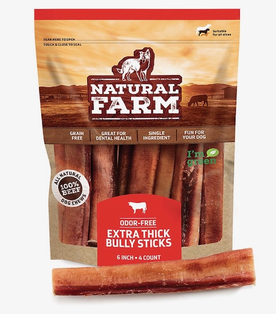 Bag of Natural Farm Bully Sticks